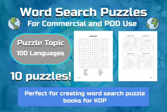 10 Word Search Puzzles Languages: A Versatile Resource for Multilingual Activities
