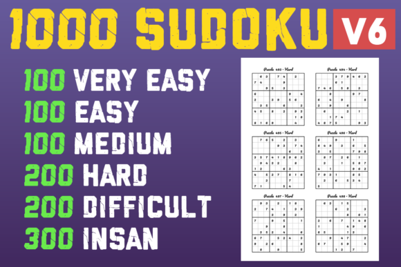 1000 Sudoku Puzzles: Design Assets