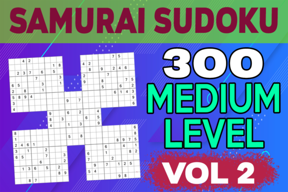 300 Samurai Sudoku Medium Level Vol 2 Assets