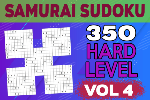 350 Samurai Sudoku Hard Level Vol 4: A Strategic Asset for Puzzle Publishers