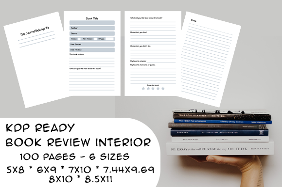 Book Review Interior KDP Ready 6 Sizes: A Practical Choice for Self-Publishers