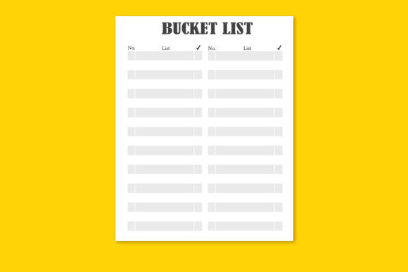 Bucket List Template PDF: Designing Intentional Living in a Digital Age