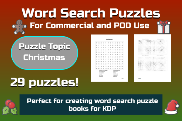 Capitalizing on Q4: Strategic Insights into 29 Christmas Theme Word Search Puzzles for KDP and POD Success