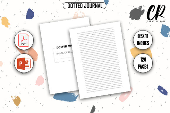 Dotted Journal KDP Interior: Custom 8.5x11 Template