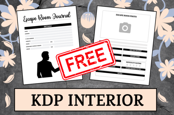 Escape Room Journal KDP Interior Design Guide