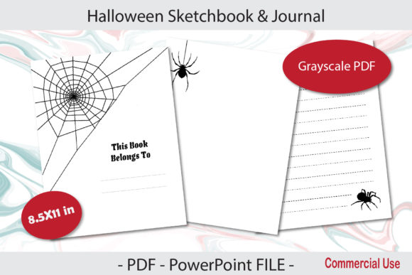 Evaluating the Halloween Sketchbook and Notes Interior for KDP Publishing