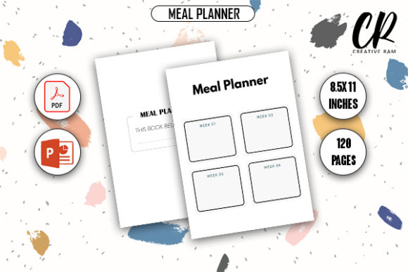 Free Meal Planner KDP Interior: PDF & PPTX Files