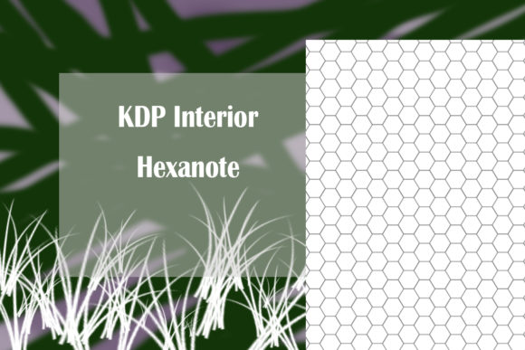 KDP Chemical Structure Formula Notebook: Hexagon Interior