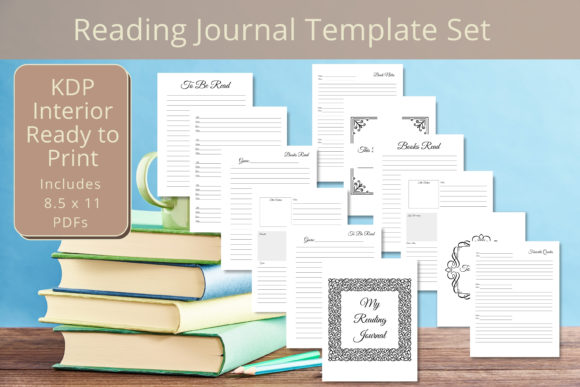 Reading Journal or Log KDP Interior Set Guide