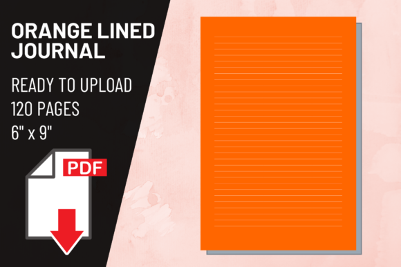 Understanding the 6x9 Orange Lined Journal KDP Interior: A Complete Guide for Creators